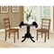 International Concepts 42 in. Dual Drop Leaf Table with 2 Ladder Back Dining Chairs - 3 Piece Dining Set K46-42DP-C59-2P - alternate 8